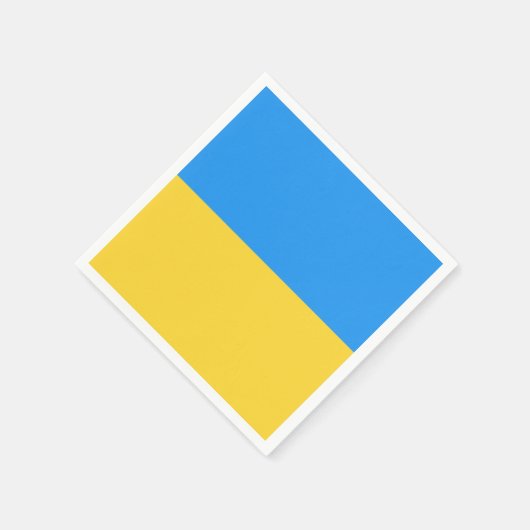 Ukraine-Flagge Serviette (Ecke)