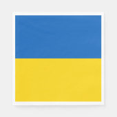 Ukraine-Flagge Serviette (Vorderseite)