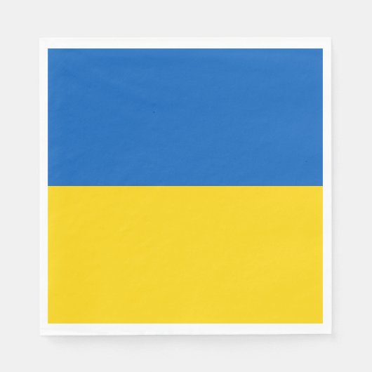 Ukraine-Flagge Serviette (Vorderseite)