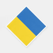 Ukraine-Flagge Serviette (Ecke)