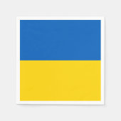 Ukraine-Flagge Serviette (Vorderseite)