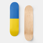 Ukraine-Flagge Skateboard (Vorderseite)