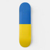 Ukraine-Flagge Skateboard (Vorderseite)