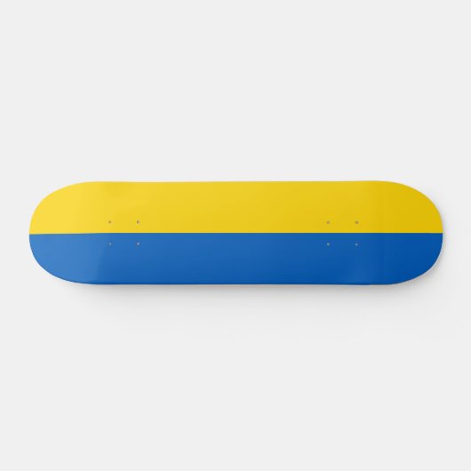 Ukraine-Flagge Skateboard (Horizontal)