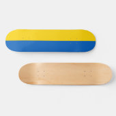 Ukraine-Flagge Skateboard (Horizontal)