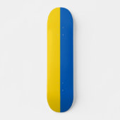 Ukraine-Flagge Skateboard (Vorne)