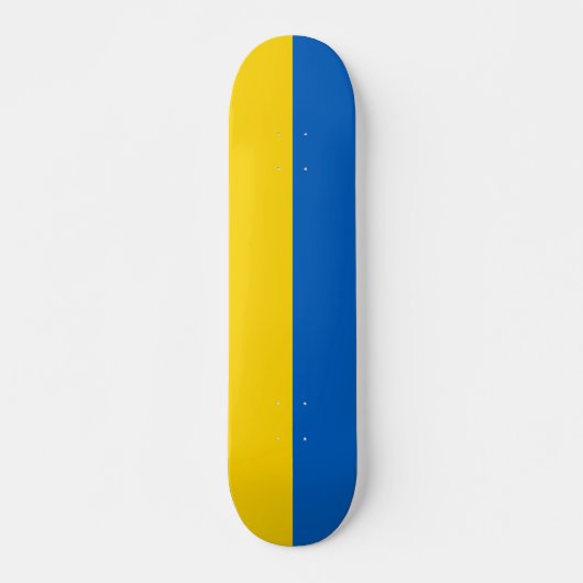 Ukraine-Flagge Skateboard (Vorne)