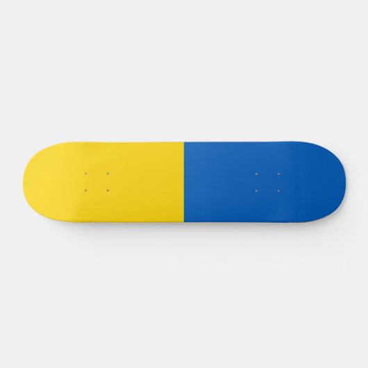 Ukraine-Flagge Skateboard (Horizontal)