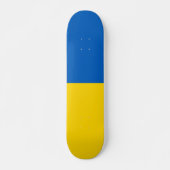 Ukraine-Flagge Skateboard (Vorne)