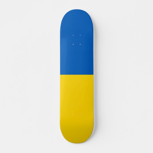 Ukraine-Flagge Skateboard (Vorne)