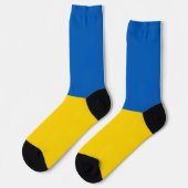 Ukraine-Flagge Socken (Linkes Detail)