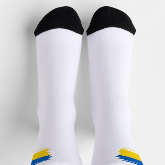Ukraine-Flagge Socken (Oben)
