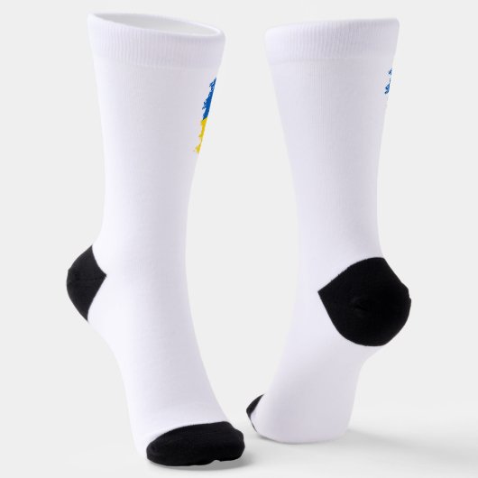 Ukraine-Flagge Socken (Gewinkelt)