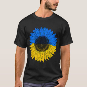 Ukraine Flagge Sonnenblume ukrainische Flagge T-Shirt
