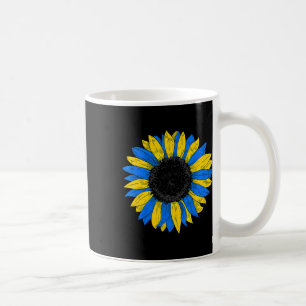 Ukraine-Flagge Sonnenblume Ukrainische Flagge Vint Kaffeetasse