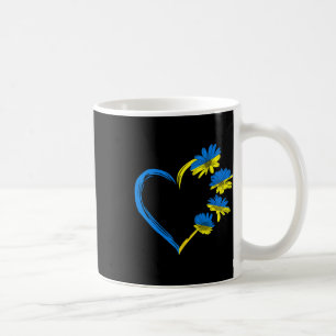 Ukraine-Flagge Sonnenblume Vintage Ukrainische Lie Kaffeetasse