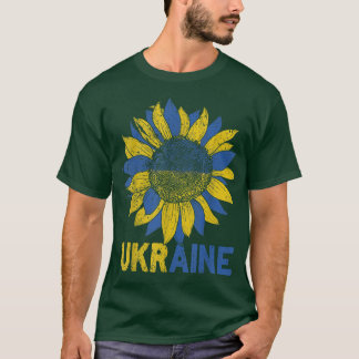 Ukraine Flagge Sonnenblumen Vintages Shirt Ukraini