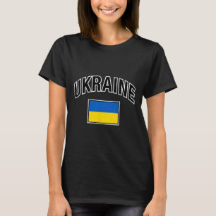 Ukraine-Flagge Stolz Ukrainisch T-Shirt