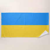 Ukraine-Flagge Strandtuch (Vorderseite)