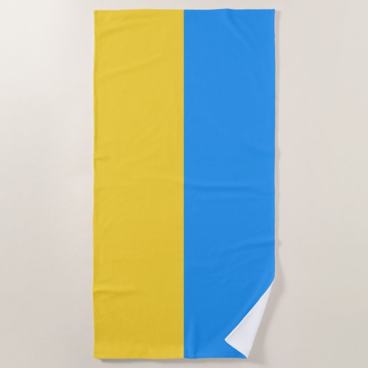 Ukraine-Flagge Strandtuch (Vorderseite)