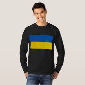 Ukraine-Flagge T-Shirt (Vorne ganz)