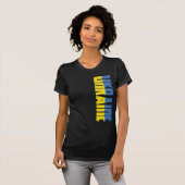 Ukraine-Flagge T-Shirt (Vorne ganz)