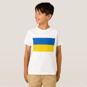 Ukraine-Flagge T-Shirt (Vorne ganz)