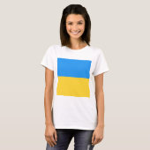 Ukraine-Flagge T-Shirt (Vorne ganz)