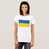 Ukraine-Flagge T-Shirt (Vorne ganz)