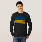 Ukraine-Flagge T-Shirt (Vorne ganz)