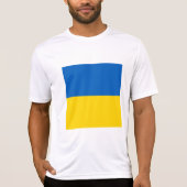 Ukraine-Flagge T-Shirt (Vorderseite)