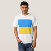Ukraine-Flagge T-Shirt (Vorne ganz)