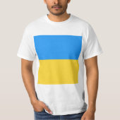 Ukraine-Flagge T-Shirt (Vorderseite)