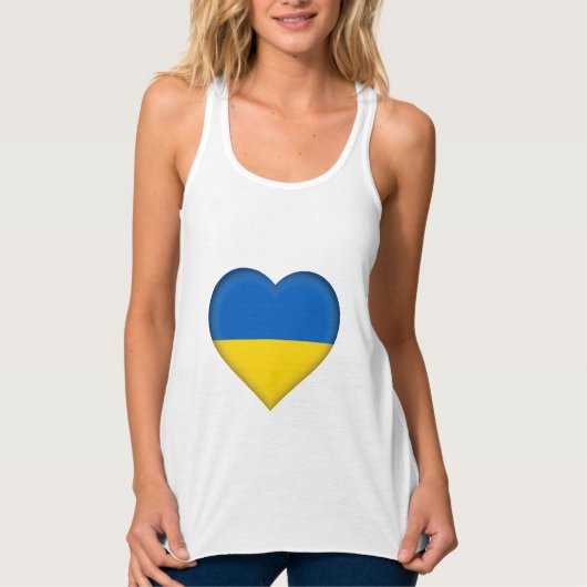Ukraine-Flagge Tank Top (Vorderseite)