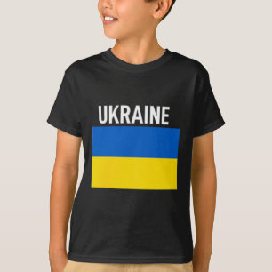 Ukraine-Flagge Tasche Ukrainische Familienwurzeln  T-Shirt