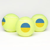 Ukraine-Flagge Tennisbälle (Multi)