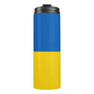 Ukraine-Flagge Thermosbecher