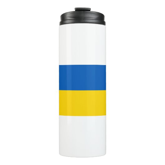 Ukraine-Flagge Thermosbecher (Vorderseite)