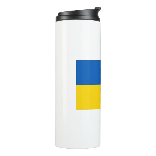 Ukraine-Flagge Thermosbecher (Nach links gedreht)