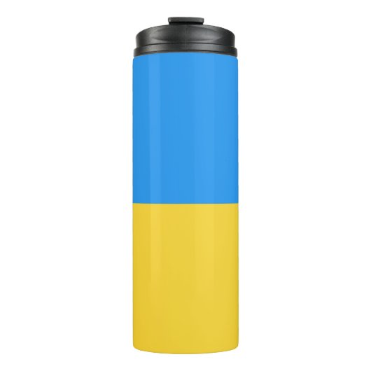 Ukraine-Flagge Thermosbecher (Vorderseite)