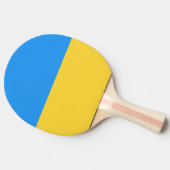 Ukraine-Flagge Tischtennis Schläger (Seitenansicht)