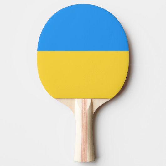 Ukraine-Flagge Tischtennis Schläger (Vorderseite)
