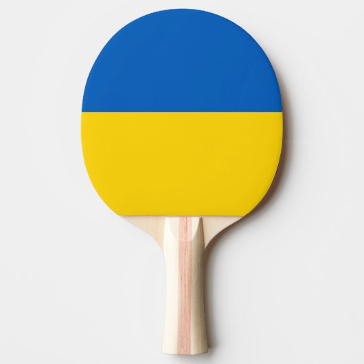 Ukraine-Flagge Tischtennis Schläger (Vorderseite)