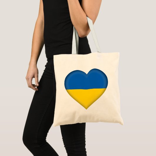 Ukraine-Flagge Tragetasche (Vorderseite (Produkt))