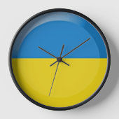 Ukraine-Flagge Uhr (Vorderseite)