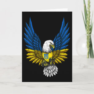 Ukraine-Flagge Ukrainisch 1 Karte