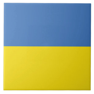 Ukraine-Flagge, Ukrainisch Slava Ukraini Слава Укр Fliese