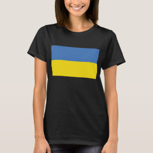 Ukraine-Flagge, Ukrainisch Slava Ukraini Слава Укр T-Shirt