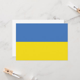 Ukraine-Flagge, Ukrainisch Slawa Ukrajini Слава Ук Einladung