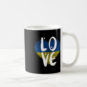 Ukraine-Flagge Ukrainisch Ukraine Stolz Herz 1 Kaffeetasse